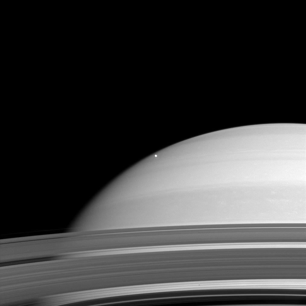 Saturn, Mimas and Epimetheus