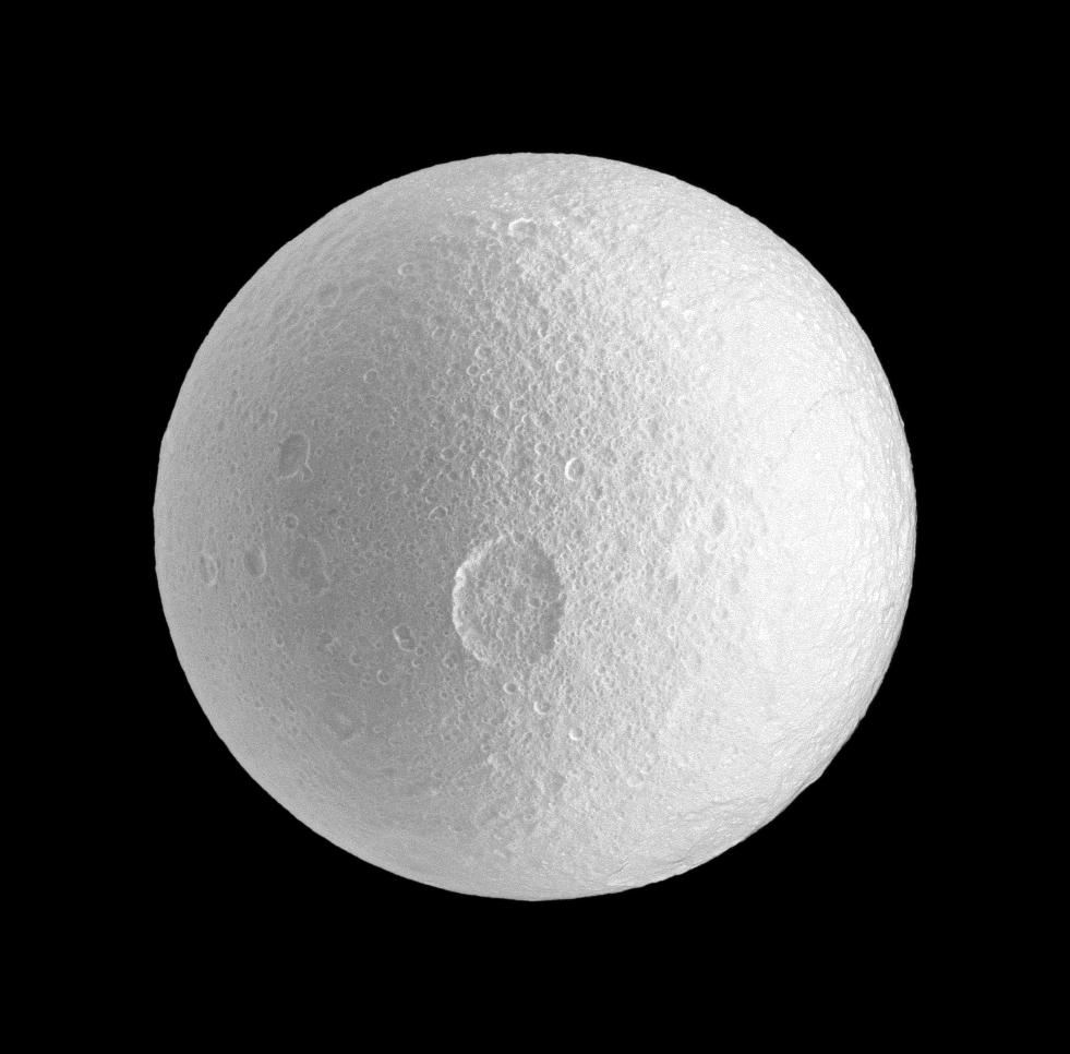 Tethys' Penelope crater