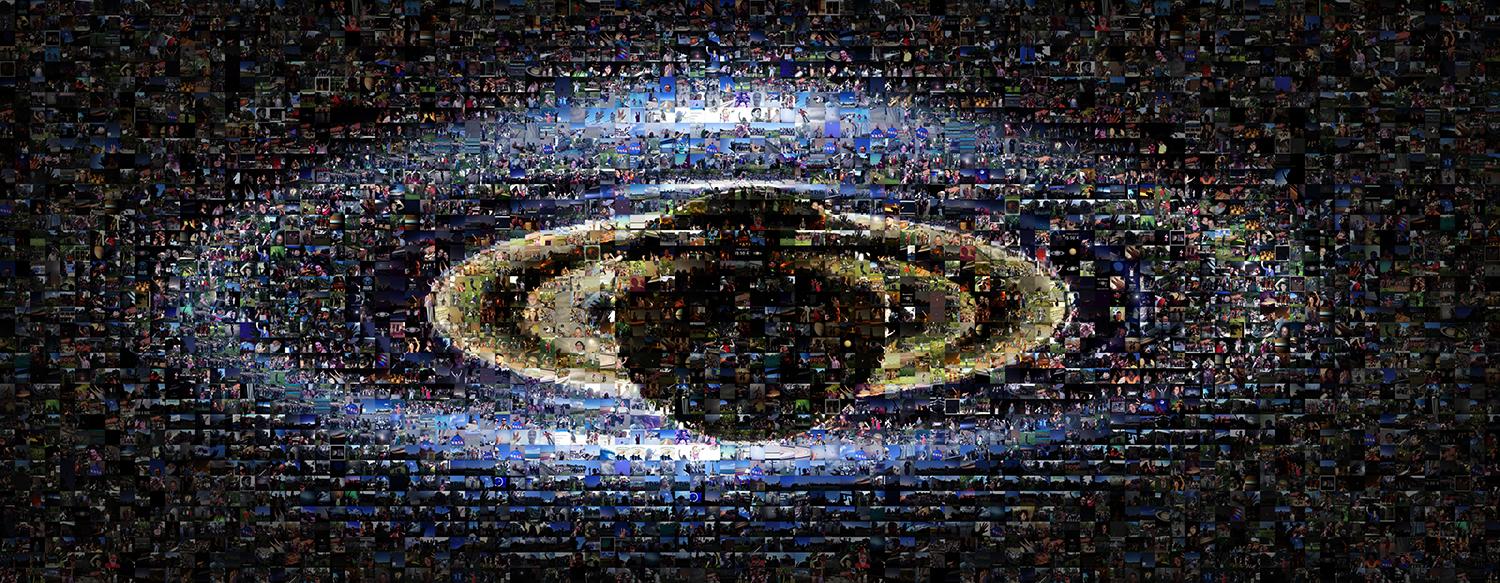 Photomosaic of the Saturn system
