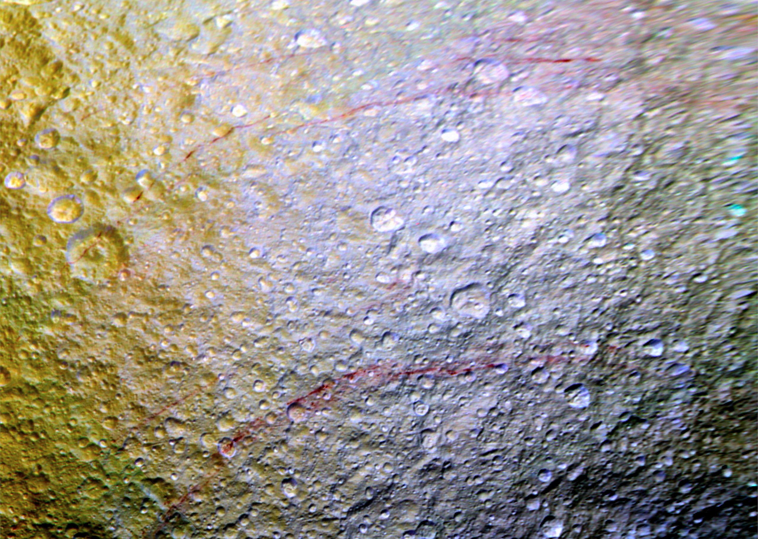 close view of Tethys