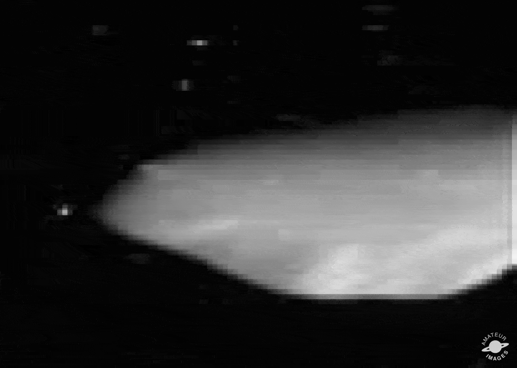 Animated GIF of a moon of Saturn