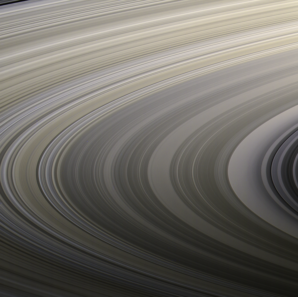 A natural color view of Saturn's Rings
