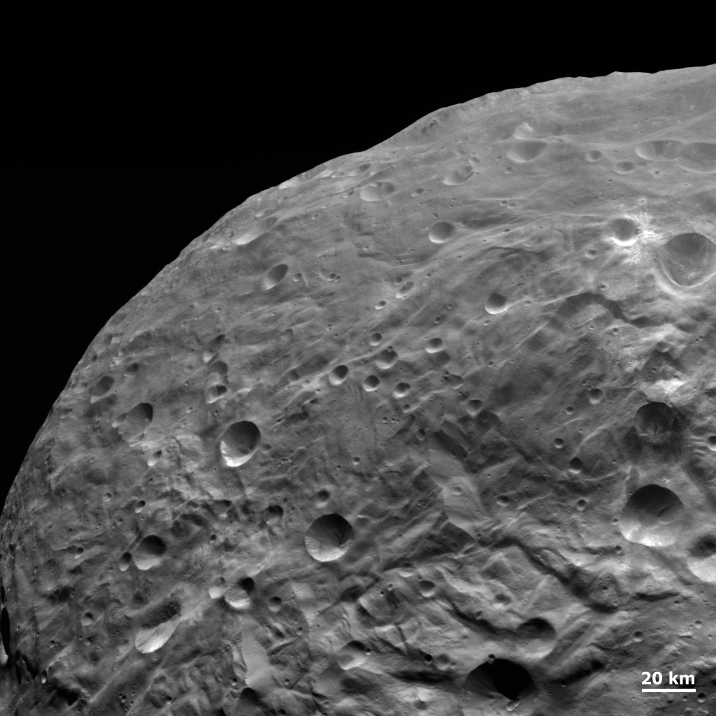 Impacts and Grooves on Vesta