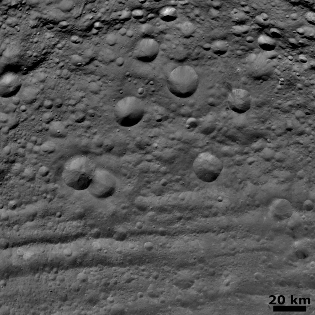 Craters in Various States of Degradation