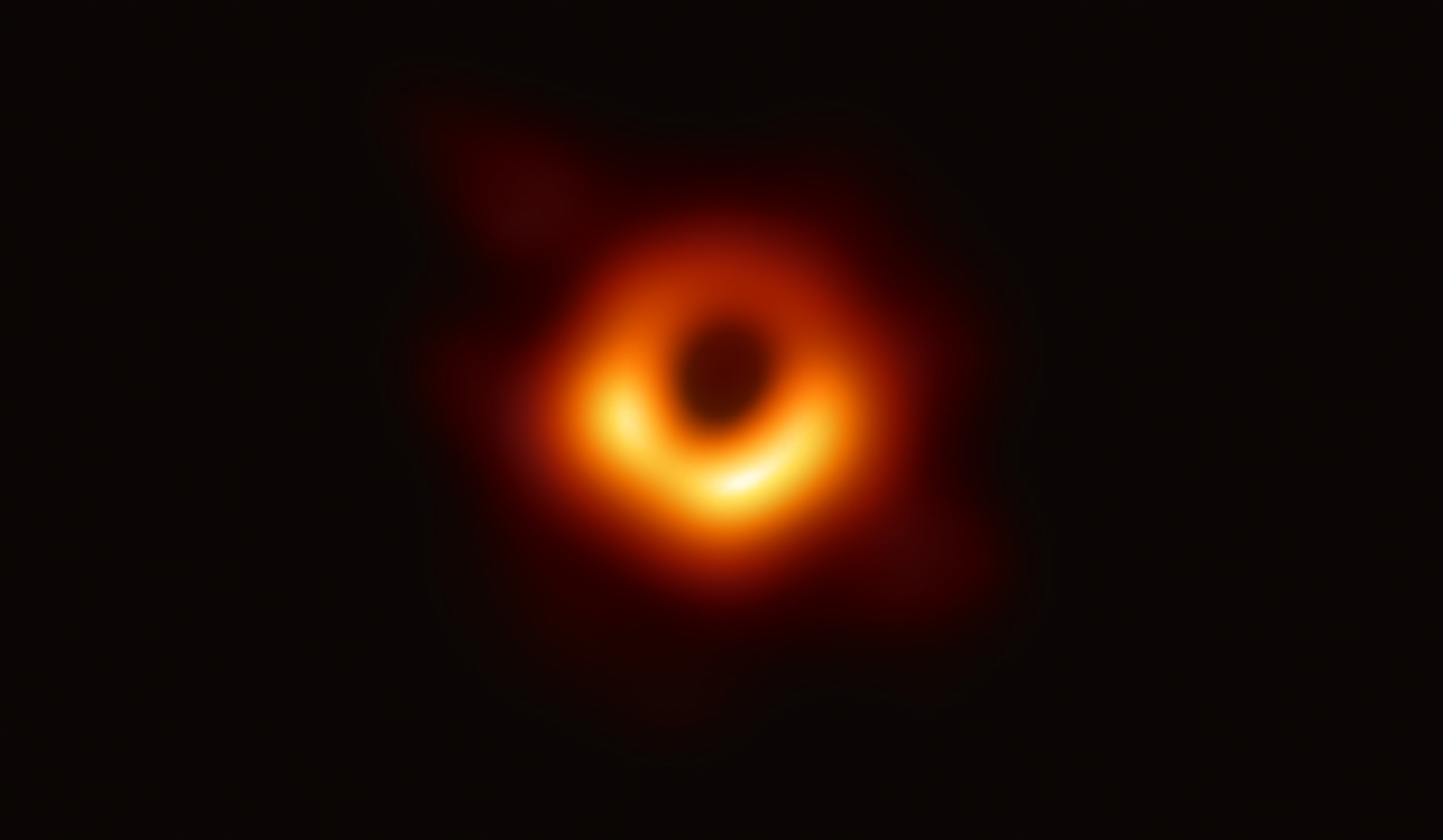 first image of blackhole moon meme