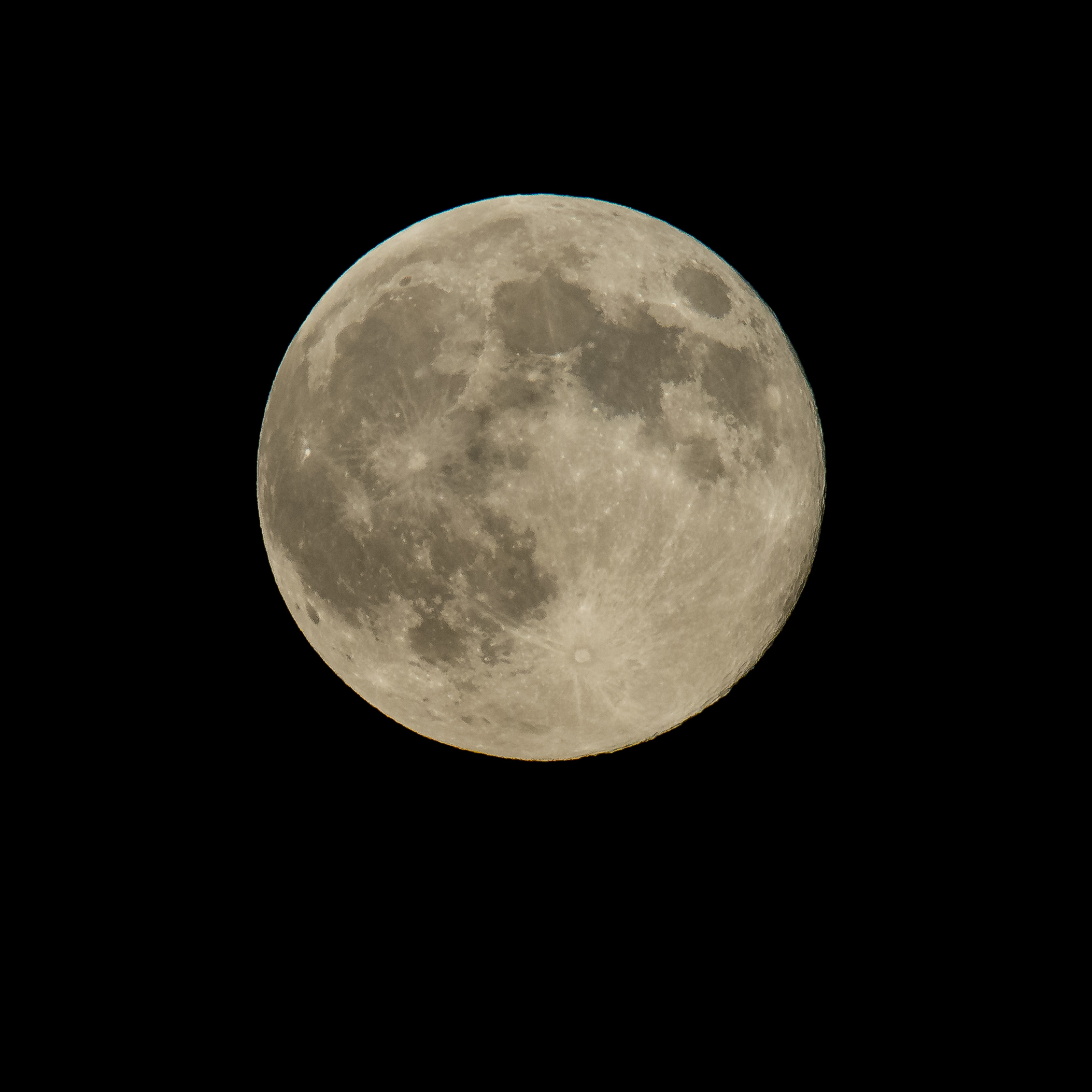Full disc view of the Moon.