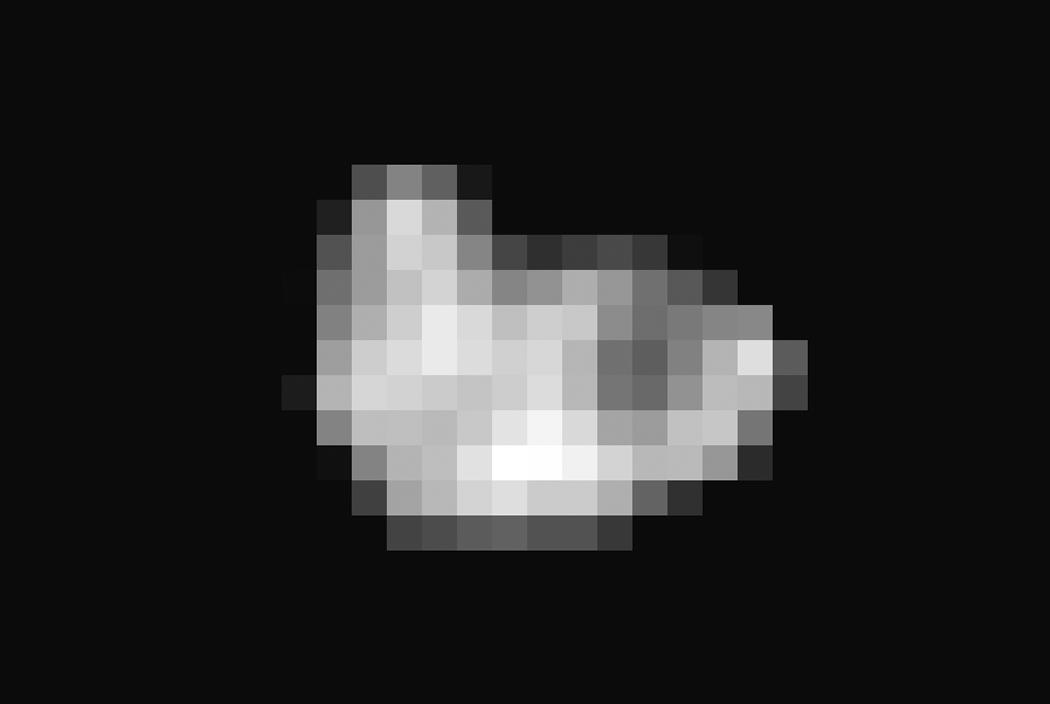 Since its discovery in 2005, Pluto's moon Hydra has been known only as a fuzzy dot of uncertain shape, size, and reflectivity. 
