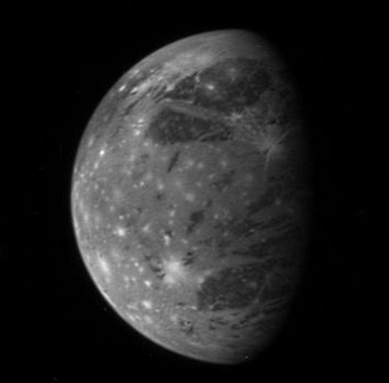 Image of Ganymede from the New Horizons spacecraft