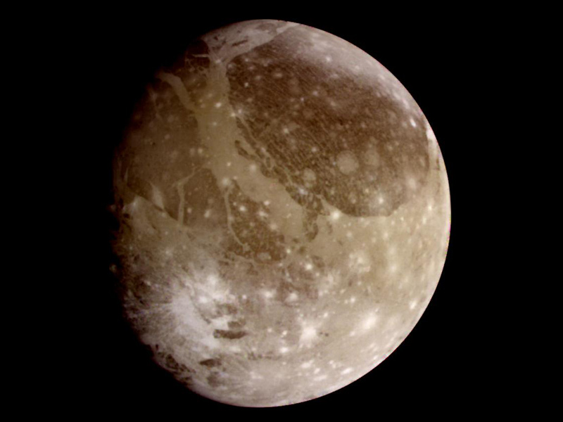 Image of Ganymede from the Galileo spacecraft