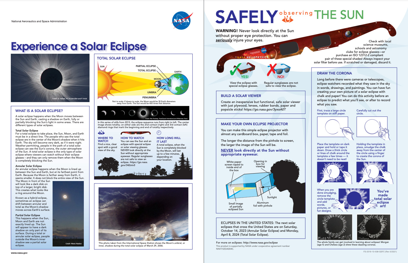solar eclipse fact sheet