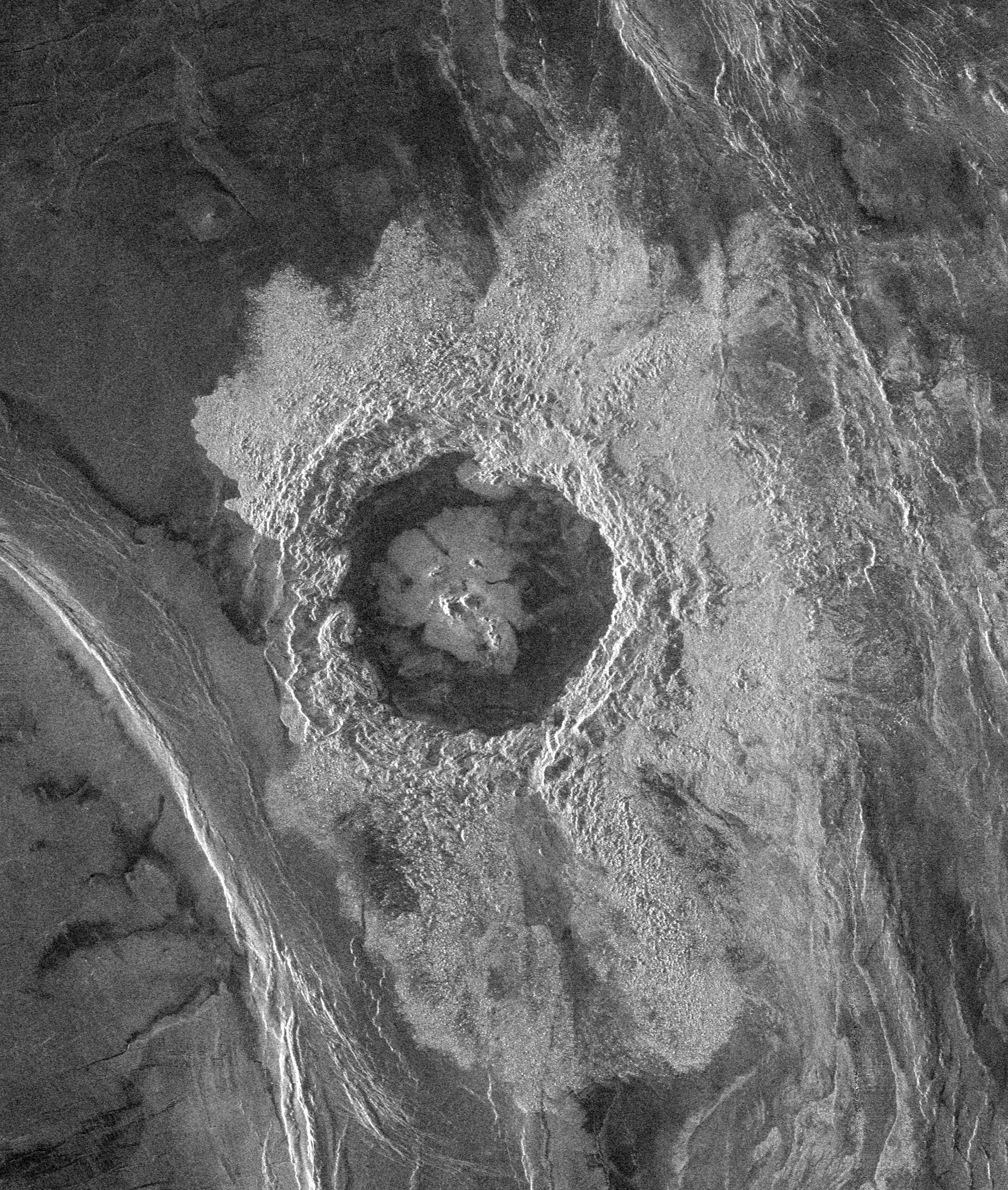 Impact Crater on Venus