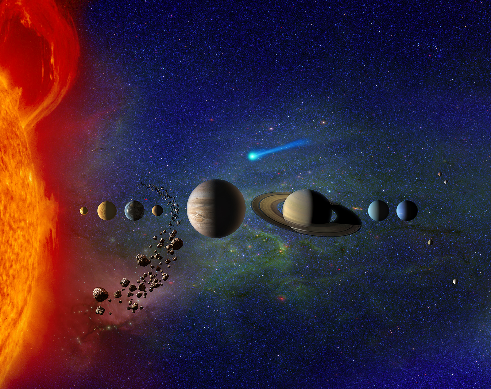 Our Solar System Artists Concept Nasa Solar System