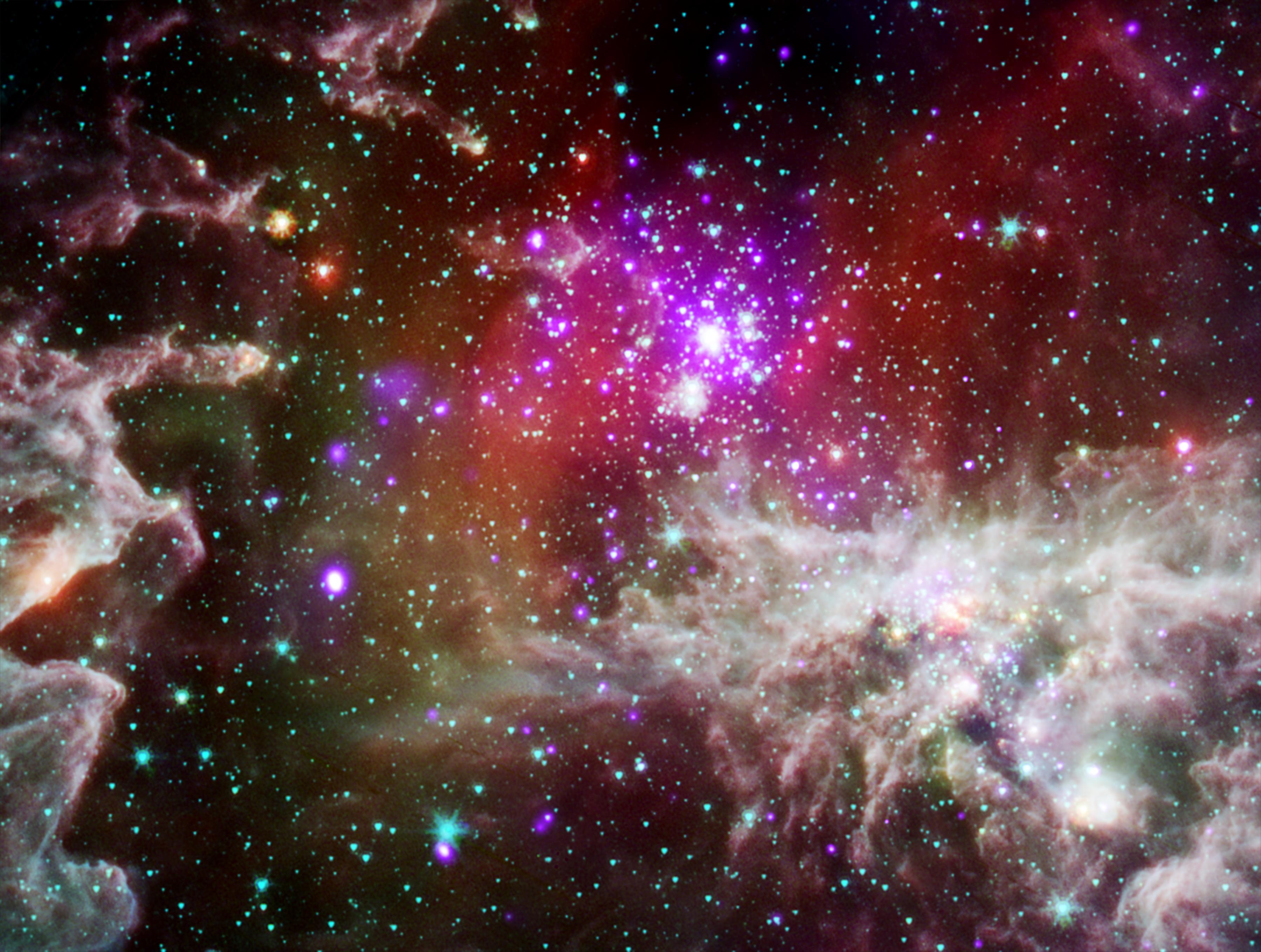 Color image of nebula