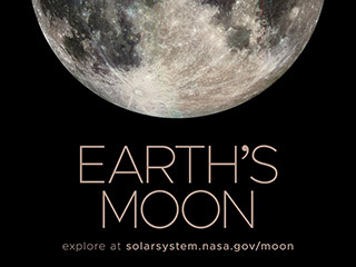 Earths Moon Poster Version A Nasa Solar System Exploration