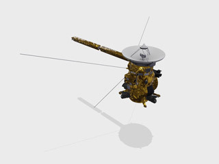 space satellite 3D Paper model kit ex High quality Cassini Huygens mission 