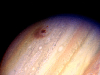 Two Comet Shoemaker-Levy 9 Impact Sites on Jupiter (1994)