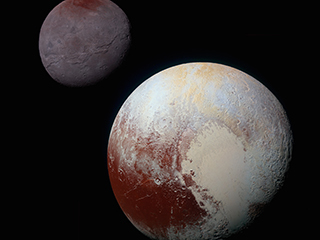 Pluto and Charon: Strikingly Different Worlds